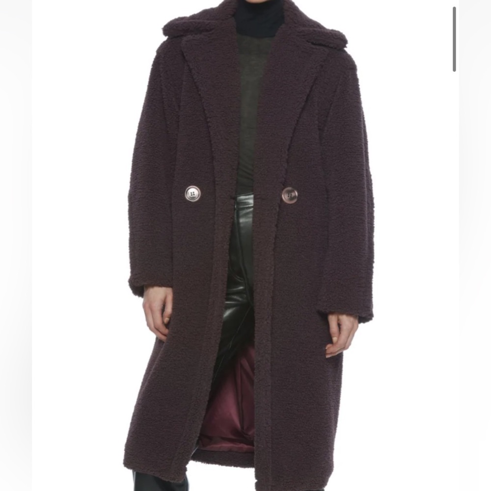 Never Worn Apparis Daryna Tobacco XS Teddy Coat